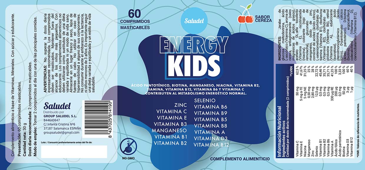 Multivitamínico para niños / Vitaminas esenciales para el crecimiento 2023